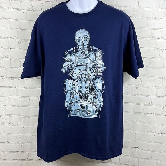 Think Geek Other - Disney Star Wars T-Shirt Lucas fils XL dark Blue